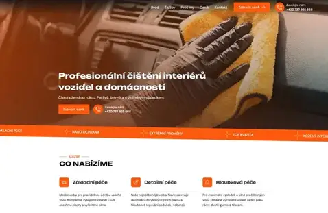 Náhled osobního webu Denisa Trinklová